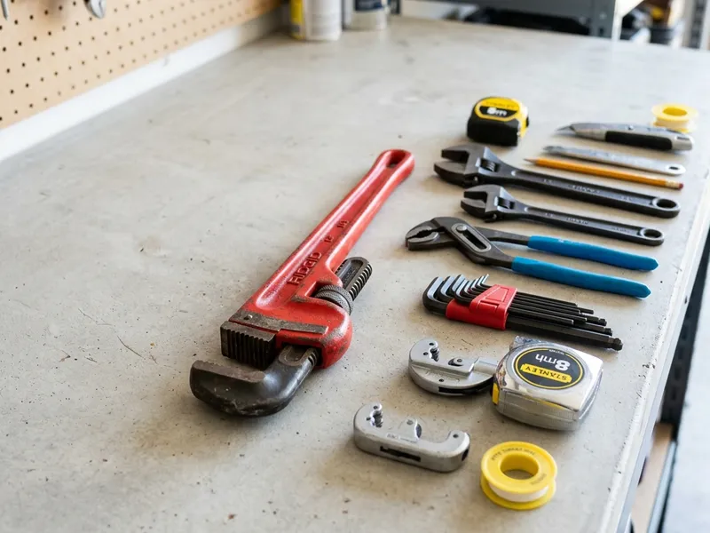 Professional plumbers in Wilsey, KS equipped with top-tier tools for residential and commercial plumbing services.